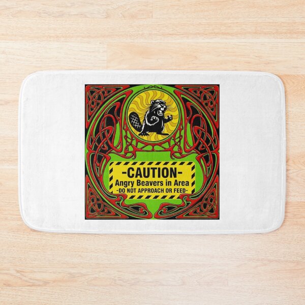 Item preview, CAUTION- ANGRY BEAVERS - SUMMER-2026, SUNSHINE BEAVERS, SAINT JOSEPH, MICHIGAN U.S.A. designed and sold by V3GFX.