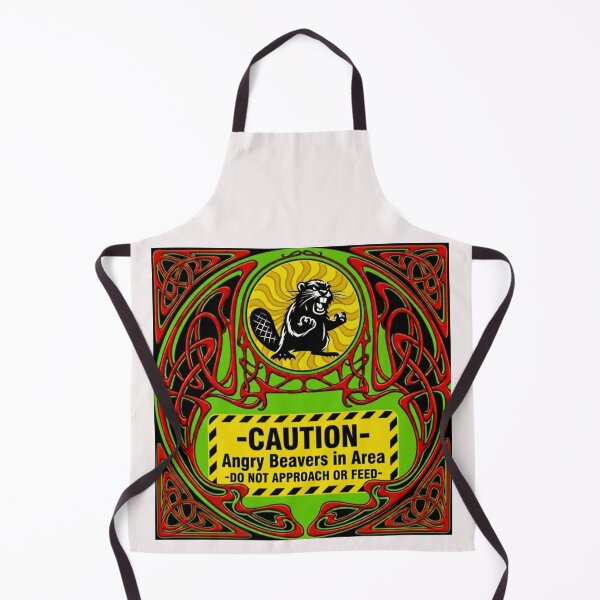 Item preview, CAUTION- ANGRY BEAVERS - SUMMER-2026, SUNSHINE BEAVERS, SAINT JOSEPH, MICHIGAN U.S.A. designed and sold by V3GFX.