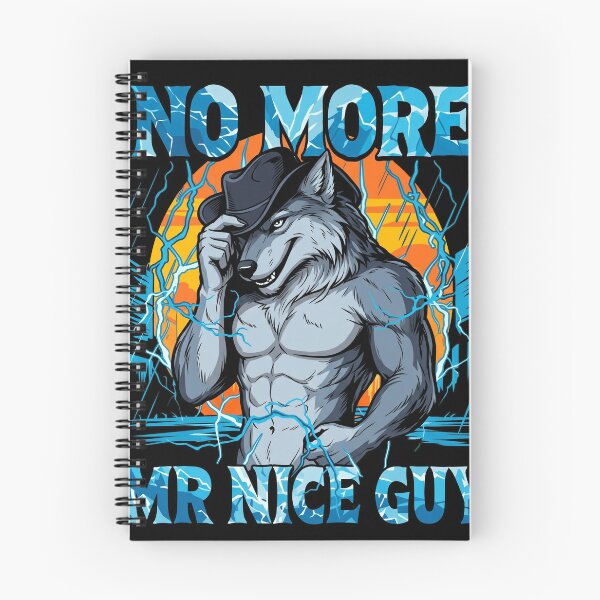 Item preview, No More Mr Nice Guy Muscular Cowboy Wolf Lightning designed and sold by Vermanartist.