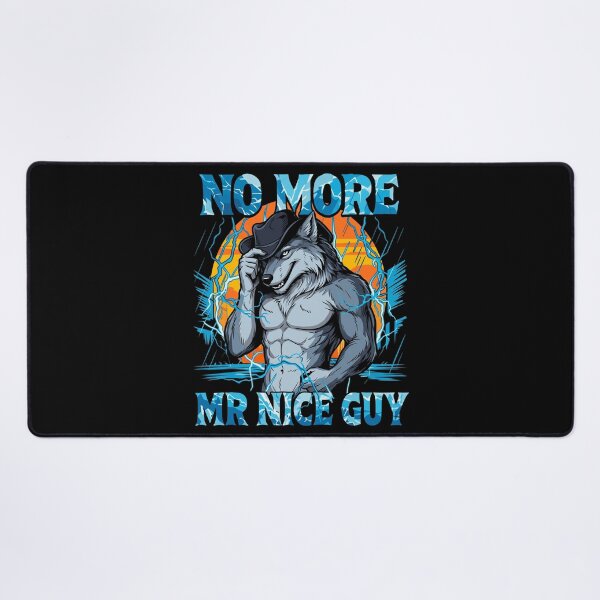 Item preview, No More Mr Nice Guy Muscular Cowboy Wolf Lightning designed and sold by Vermanartist.