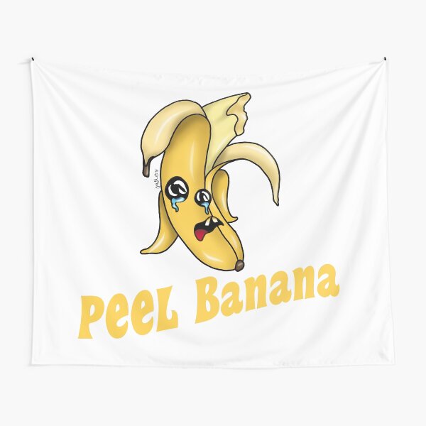 Banana Peeled-Defiled Cuisine A sad food series Tapestry