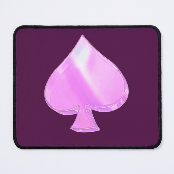 Item preview, Iridescent Purple Metallic Spade | Cyber Y2K Aesthetic designed and sold by Rawafi Art Studio.