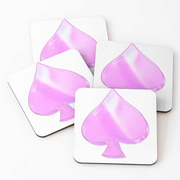 Item preview, Iridescent Purple Metallic Spade | Cyber Y2K Aesthetic designed and sold by Rawafi Art Studio.