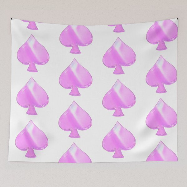 Item preview, Iridescent Purple Metallic Spade | Cyber Y2K Aesthetic designed and sold by Rawafi Art Studio.