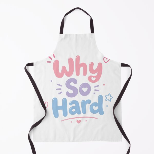 Item preview, Why So Hard Cute Motivational Quote Kawaii Pastel Typography Design designed and sold by Sanika arts .