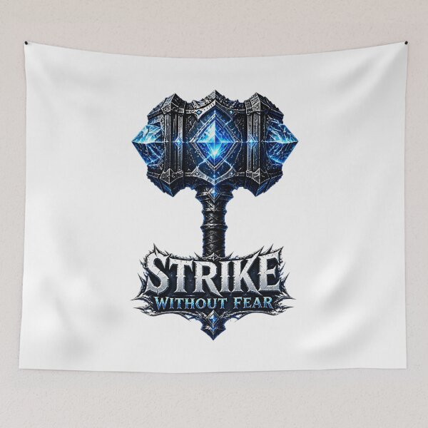 Item preview, Strike Without Fear Celestial Hammer designed and sold by SurajDesigns.