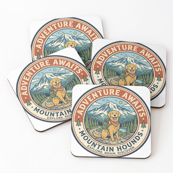 Item preview, Golden Retriever Hiking Club Retro Mountain Dog Lover designed and sold by PictoVibe.
