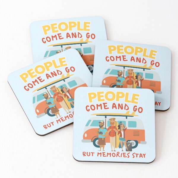 Item preview, People Come and Go But Memories Stay Travel Van designed and sold by SilverSeaBKK.