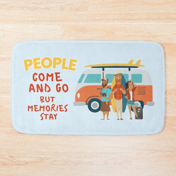 Item preview, People Come and Go But Memories Stay Travel Van designed and sold by SilverSeaBKK.