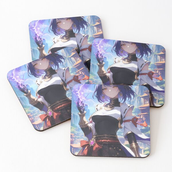 Item preview, Kujou Sara Genshin Impacto Electro Rayo Inazuma designed and sold by riadjamai.