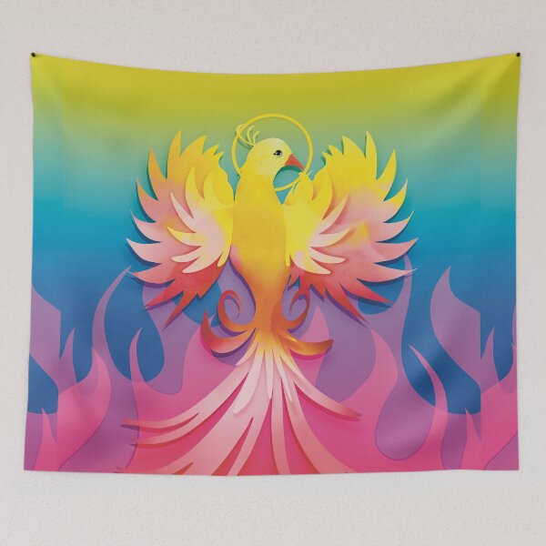 Item preview, Phoenix Rising Mythical Bird of Fire designed and sold by Karin Taylor.