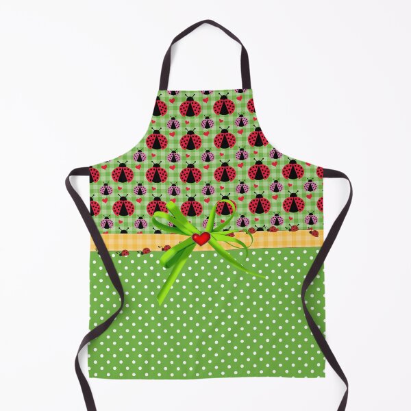 Item preview, Ladybug Pattern with Green Bow designed and sold by purplesensation.