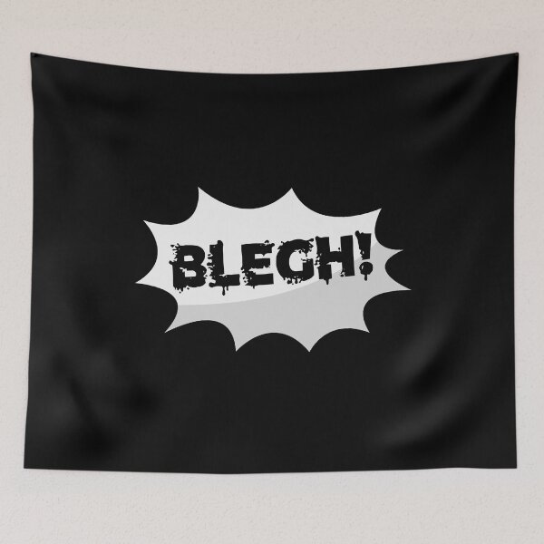 Item preview, Blegh Cartoon Metalcore Fan Gift Funny Metal Humor designed and sold by Say It With Ink.