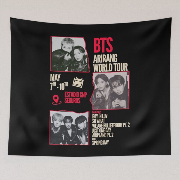 Item preview, Arirang in Mexico City Concert Poster with Secret Song designed and sold by HooligalienCo.