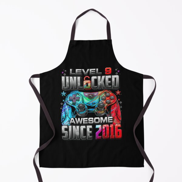 Item preview, Level 9 Birthday Gamer Controller Art With Retro Arcade Energy designed and sold by FGTV2021.