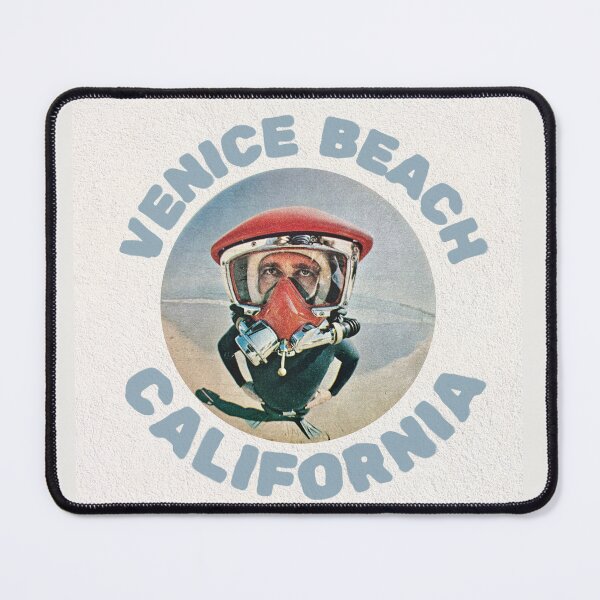 Item preview, Venice Beach Vintage Magazine Surfer Scuba Print designed and sold by veggiecollages.