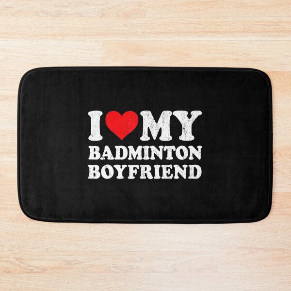 Item preview, Funny Badminton Boyfriend Quote With Retro Love Sports Vibe designed and sold by allistermariam.