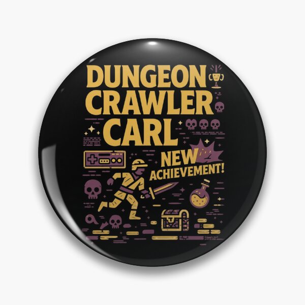 Item preview, Dungeon Crawler Carl New Achievement designed and sold by Wingedcicada.