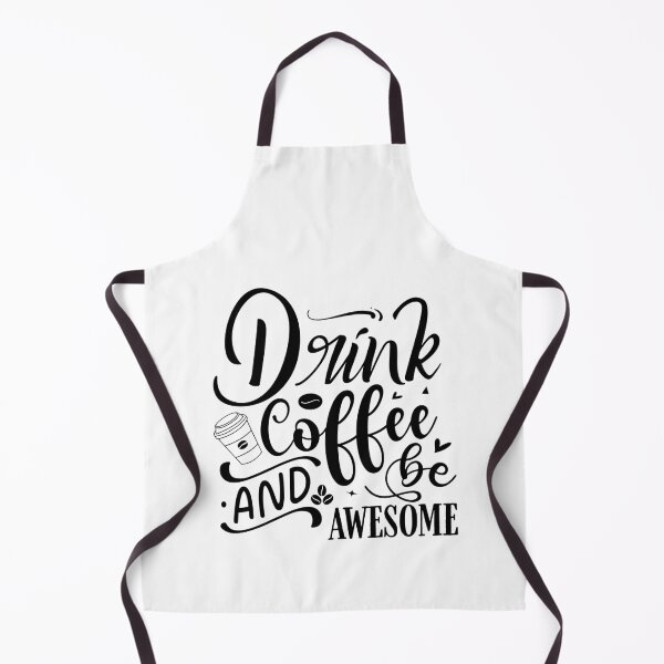 Item preview, Drink Coffee and Be Awesome Typography designed and sold by FlatInkStudio.