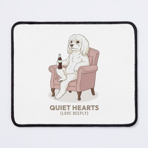 Item preview, Vintage Maltese Dog Drinking Soda Retro Illustration designed and sold by Cozy Vintage Animal.