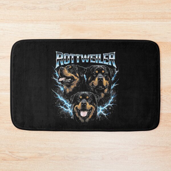 Item preview, Rottweiler Heavy Metal Lightning with Fierce Dog Portraits designed and sold by Masonixem.