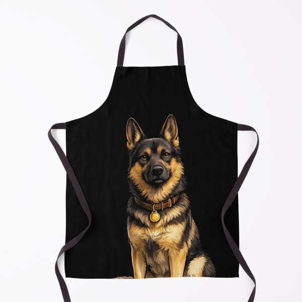 Item preview, German Shepherd On Duty Always Sticker | Loyal K9 Dog Gift for German Shepherd Lovers designed and sold by ArtByTripti.