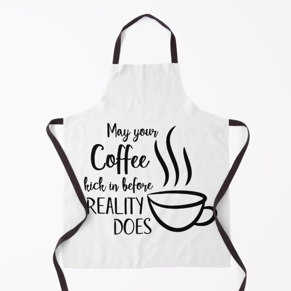 Item preview, May Your Coffee Kick In Before Reality Does Typography designed and sold by FlatInkStudio.