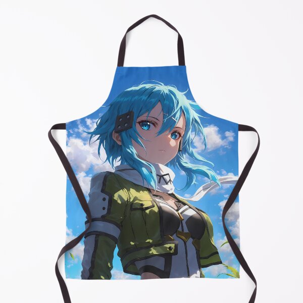 Item preview, Sinon Sword Art Online Cool Sky Anime Girl Sniper Style Portrait designed and sold by bystudiolereve.