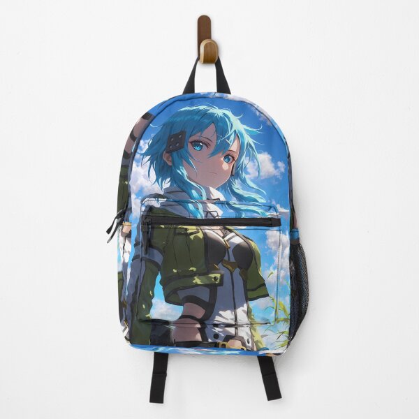 Item preview, Sinon Sword Art Online Cool Sky Anime Girl Sniper Style Portrait designed and sold by bystudiolereve.