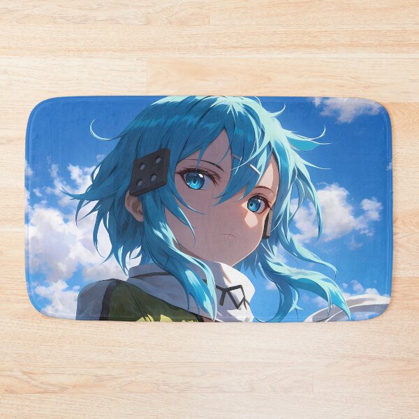 Item preview, Sinon Sword Art Online Cool Sky Anime Girl Sniper Style Portrait designed and sold by bystudiolereve.
