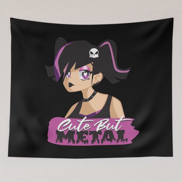 Item preview, Cute But Metal Funny Metal Girl Gift for Metalheads designed and sold by Say It With Ink.
