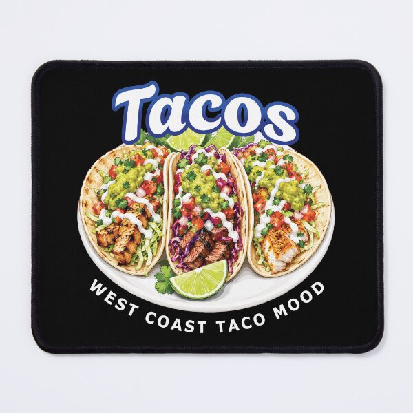 Item preview, West Coast Tacos - Taco Lover Mexican Street Food Humor designed and sold by merchxwear.
