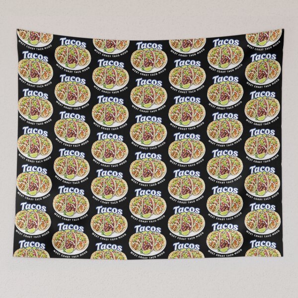 Item preview, West Coast Tacos - Taco Lover Mexican Street Food Humor designed and sold by merchxwear.