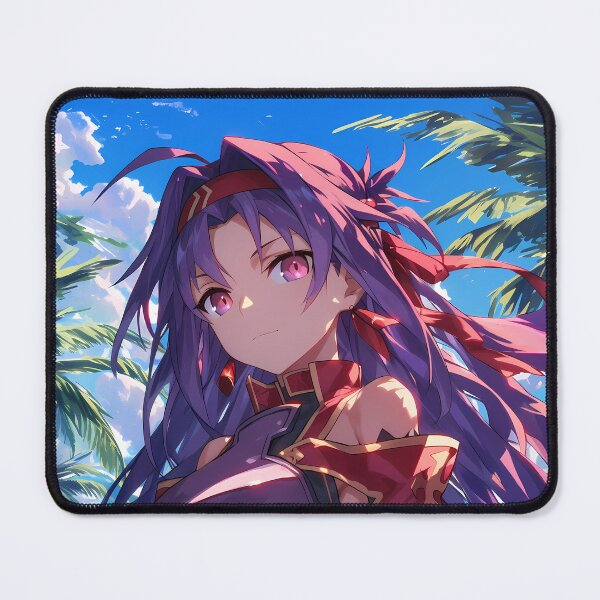 Item preview, Yuuki Sword Art Online Purple Haired Warrior Under Summer Sky designed and sold by bystudiolereve.