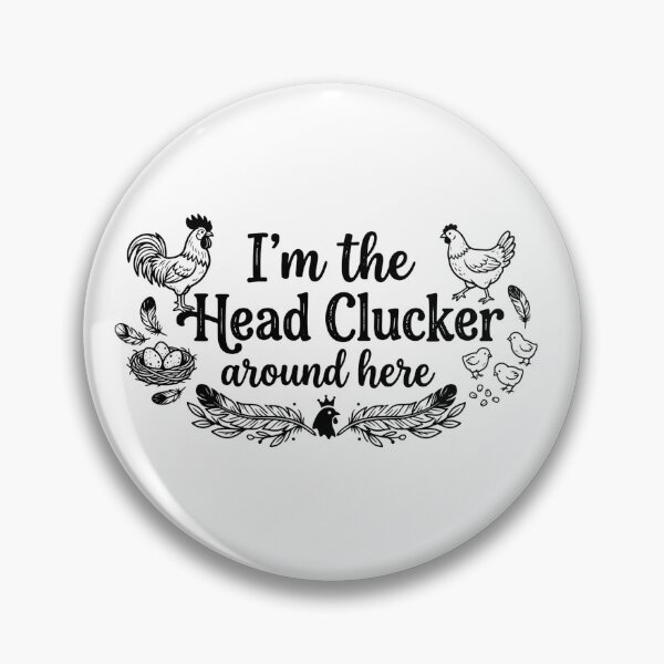 Item preview, Funny Chicken Owner Gift - I’m The Head Clucker Around Here designed and sold by MarJul.