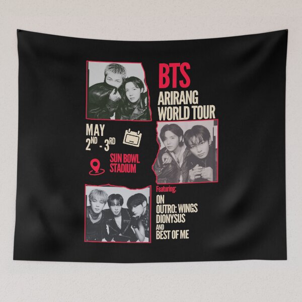 Item preview, Arirang in El Paso Concert Poster with Secret Song designed and sold by HooligalienCo.