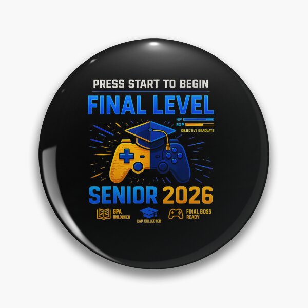 Item preview, Senior 2026 Gamer Graduation With Retro Arcade Controller Style designed and sold by FGTV2021.
