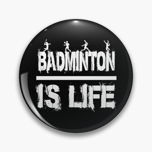 Item preview, Badminton Is Life Distressed Sports Quote For Court Game Fans designed and sold by allistermariam.
