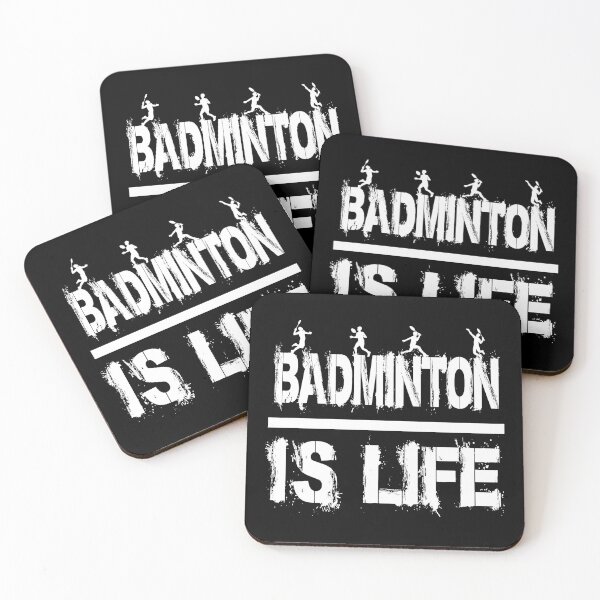 Item preview, Badminton Is Life Distressed Sports Quote For Court Game Fans designed and sold by allistermariam.