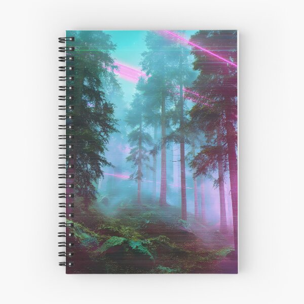 Artikelvorschau, Retrowave-Neonwaldtraum entworfen und verkauft von Newrealis.