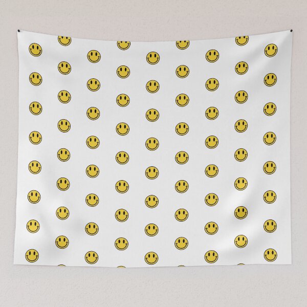 Item preview, Classic Smiley Face Minimal Happy Yellow Illustration designed and sold by Osmose-Studio ⭐⭐⭐⭐⭐.