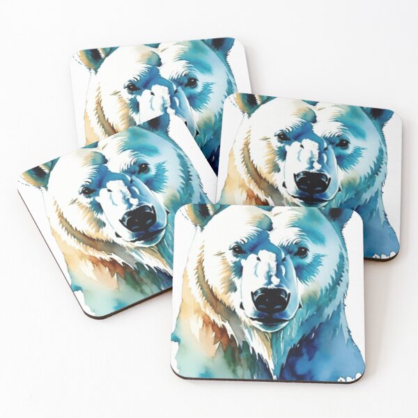 Item preview, Prismatic Polar Bear Watercolor designed and sold by KAVRAO.