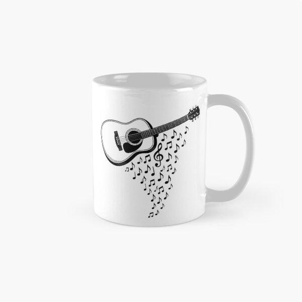 Item preview,   Black & White Guitar Melody Sticker designed and sold by M.Store.