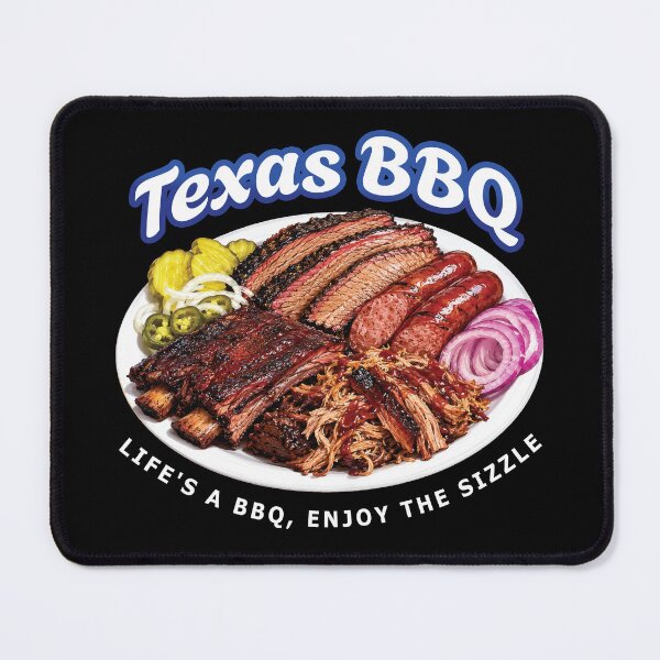 Item preview, Texas BBQ Food Humor - Smoked Brisket Ribs Sausage Barbecue designed and sold by merchxwear.