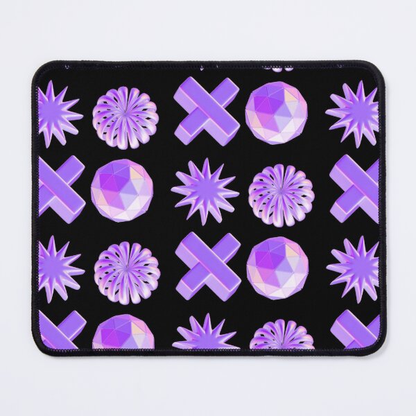 Item preview, Y2K Purple Chrome Pack | Futuristic 3D Pop Design designed and sold by Rawafi Art Studio.