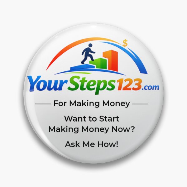 Item preview, YourSteps123.com Money Making Logo designed and sold by RBDESIGN SHOP.