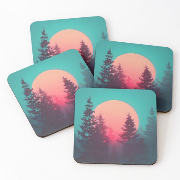 Item preview, Retro forest designed and sold by Newrealis.