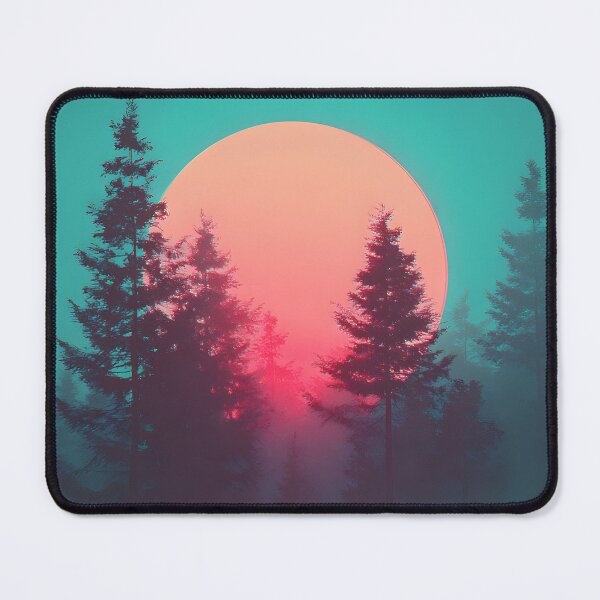 Item preview, Retro forest designed and sold by Newrealis.