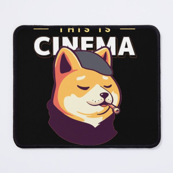 Item preview, This Is Cinema Funny Shiba Inu Film Director Meme designed and sold by GenZFashion000.