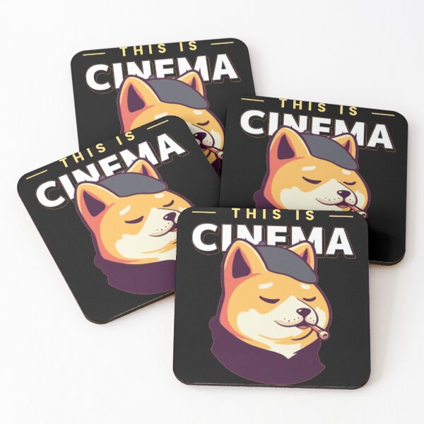 Item preview, This Is Cinema Funny Shiba Inu Film Director Meme designed and sold by GenZFashion000.